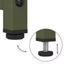 vidaXL olívazöld hidegen hengerelt acél tálalószekrény 36x39x107 cm