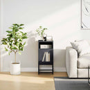 vidaXL antracit hidegen hengerelt acél éjjeliszekrény 36x39x78 cm