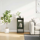 vidaXL olívazöld hidegen hengerelt acél éjjeliszekrény 36x39x78 cm