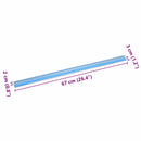 vidaXL Lépcsőélvédők 10 pcs Ezüst 67 x 3 x 2 cm Alumínium