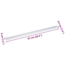vidaXL Lépcsőélvédők 30 pcs Ezüst 67 x 3.5 x 3 cm Alumínium