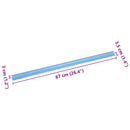 vidaXL Lépcsőélvédők 30 pcs Ezüst 67 x 3.5 x 3 cm Alumínium