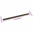 vidaXL Lépcsőélvédők 30 pcs Barna 67 x 3 x 2 cm Alumínium