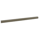 vidaXL Lépcsőélvédők 30 pcs pezsgőszín 67 x 3 x 2 cm Alumínium