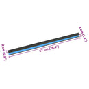 vidaXL Lépcsőélvédők 30 pcs pezsgőszín 67 x 3 x 2 cm Alumínium