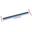 vidaXL Lépcsőélvédők 10 pcs pezsgőszín 67 x 3.5 x 3 cm Alumínium