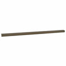 vidaXL Lépcsőélvédők 10 pcs Barna 67 x 3 x 2 cm Alumínium