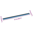 vidaXL Lépcsőélvédők 10 pcs Barna 67 x 3 x 2 cm Alumínium