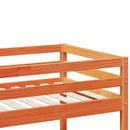 vidaXL viaszbarna tömör fenyőfa emeletes ágy 90x200 cm