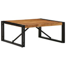 vidaXL tömör akácfa dohányzóasztal 80x80x35 cm
