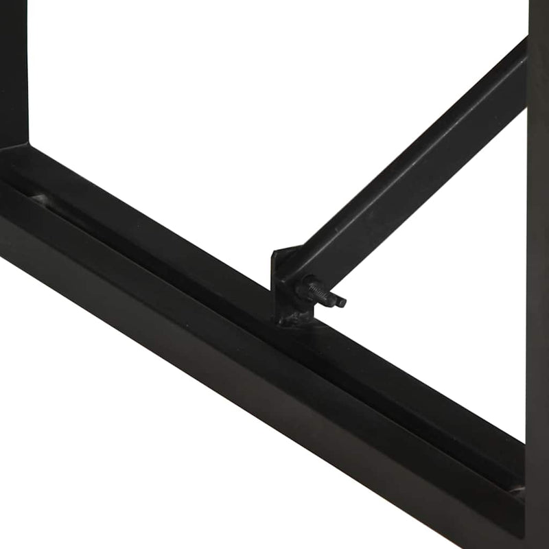 vidaXL többszínű tömör újrahasznosított fa dohányzóasztal 80x40x35 cm