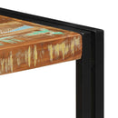 vidaXL többszínű tömör újrahasznosított fa dohányzóasztal 50x50x35 cm