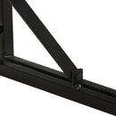 vidaXL tömör akácfa dohányzóasztal 50x50x35 cm