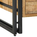 vidaXL Éjjeli szekrény 40x40x59 cm tömör durva fa mangó