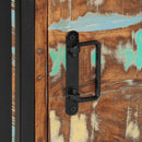 vidaXL tömör újrahasznosított fa éjjeliszekrény 40x40x59 cm