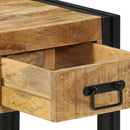 vidaXL tömör nyers mangófa éjjeliszekrény 40x40x50 cm