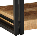 vidaXL 2 db tömör nyers mangófa éjjeliszekrények 40x40x50 cm