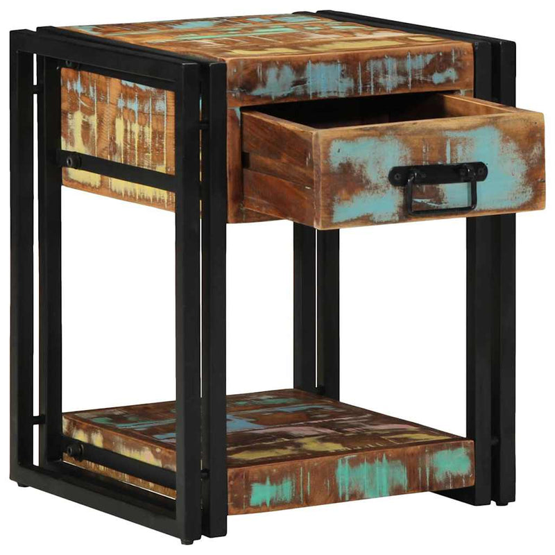 vidaXL Éjjeliszekrény fiókkal 2 pcs Sokszínű 40 x 40 x 50 cm