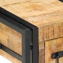 vidaXL Éjjeliszekrény 2 pcs Barna 30 x 30 x 40 cm tömör mangófa