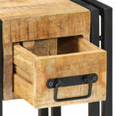 vidaXL Éjjeliszekrény 2 pcs Barna 30 x 30 x 40 cm Tömör Mangófát