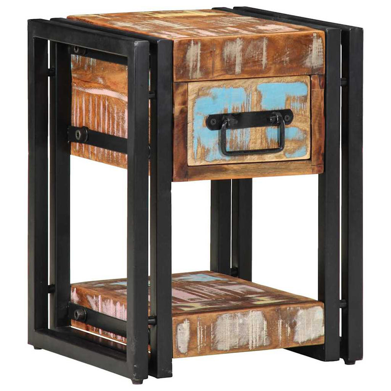 vidaXL Éjjeliszekrény fiókkal 2 pcs Sokszínű 30 x 30 x 40 cm