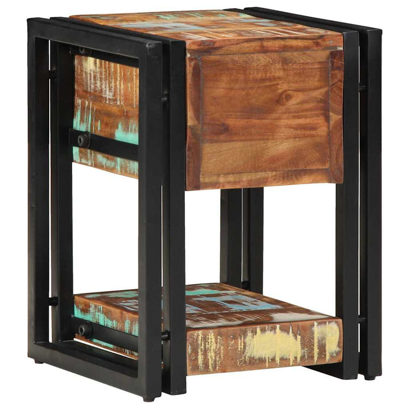 vidaXL Éjjeliszekrény fiókkal 2 pcs Sokszínű 30 x 30 x 40 cm