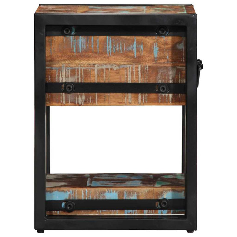 vidaXL Éjjeliszekrény fiókkal 2 pcs Sokszínű 30 x 30 x 40 cm