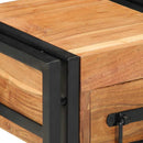 vidaXL Éjjeliszekrény fiókkal 2 pcs Barna 30 x 30 x 40 cm tömör akácfa