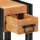 vidaXL Éjjeliszekrény fiókkal 2 pcs Barna 30 x 30 x 40 cm Tömör Akácfa