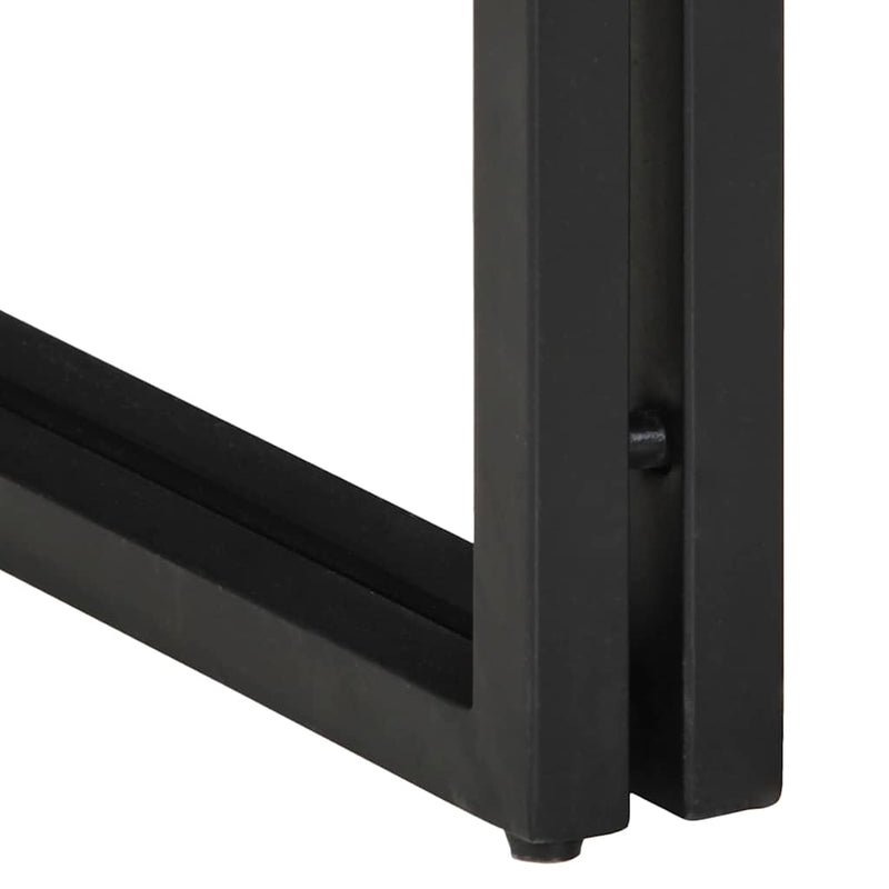 vidaXL Kisasztal 30 x 30 x 40 cm Tömör mangófából és fémből készült