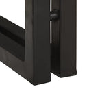 vidaXL Kisasztal 30 x 30 x 40 cm Szilárd újrahasznosított fa és fém