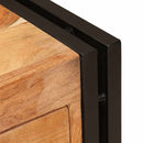 vidaXL Széf fiókkal Barna 66 x 33 x 70 cm tömör akácfa