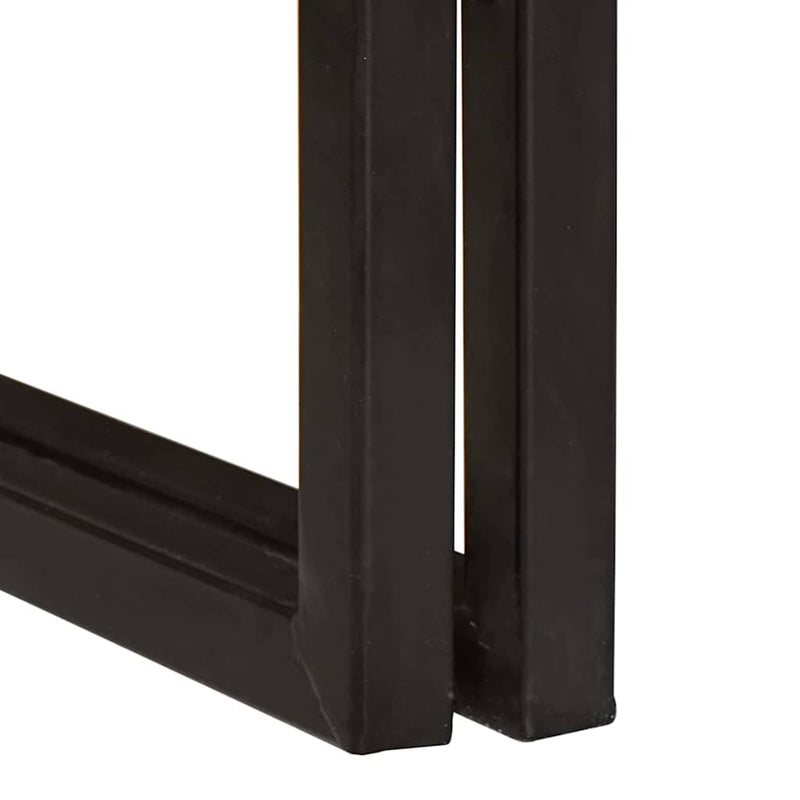 vidaXL Széf fiókkal Barna 66 x 33 x 70 cm tömör akácfa