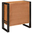 vidaXL Széf fiókkal Barna 66 x 33 x 70 cm tömör akácfa