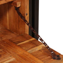 vidaXL Cipőszekrény polcokkal Barna 90 x 38 x 45 cm tömör akácfa