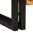 vidaXL Cipőszekrény polcokkal Barna 90 x 38 x 45 cm tömör akácfa