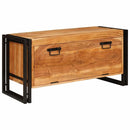 vidaXL Cipőszekrény polcokkal Barna 90 x 38 x 45 cm tömör akácfa