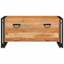 vidaXL Cipőszekrény polcokkal Barna 90 x 38 x 45 cm tömör akácfa