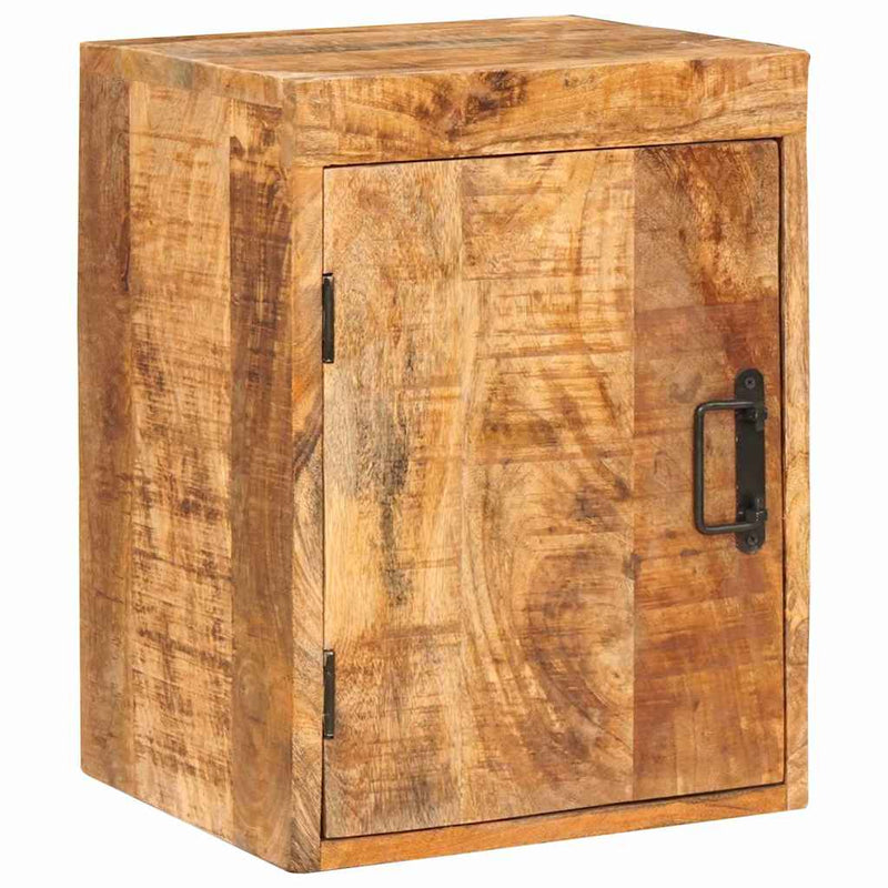 vidaXL Éjjeli asztal Barna 35 x 33 x 48 cm Tömör Mangófát