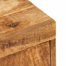 vidaXL Éjjeli asztal 2 pcs Barna 35 x 33 x 48 cm Tömör Mangófát