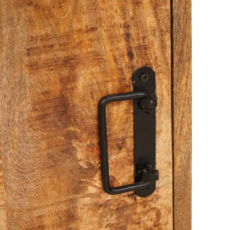vidaXL Éjjeli asztal 2 pcs Barna 35 x 33 x 48 cm Tömör Mangófát