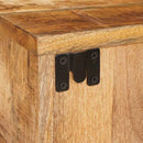 vidaXL Éjjeli asztal 2 pcs Barna 35 x 33 x 48 cm Tömör Mangófát