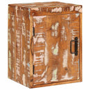 vidaXL Éjjeli asztal Barna 35 x 33 x 48 cm Újrahasznosított Masszív Fa