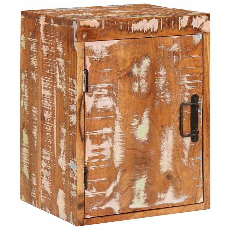 vidaXL Éjjeli asztal Barna 35 x 33 x 48 cm Újrahasznosított Masszív Fa
