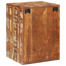 vidaXL Éjjeli asztal Barna 35 x 33 x 48 cm Újrahasznosított Masszív Fa