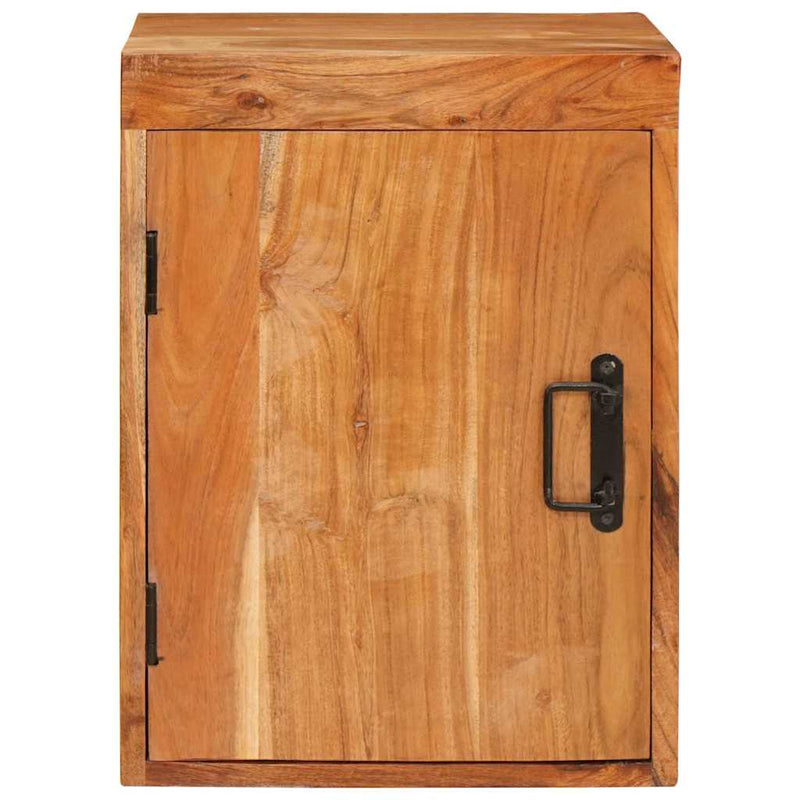 vidaXL Éjjeli asztal Barna 35 x 33 x 48 cm Tömör Fa Akácia