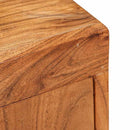 vidaXL Éjjeli asztal 2 pcs Barna 35 x 33 x 48 cm Tömör Fa Akácia