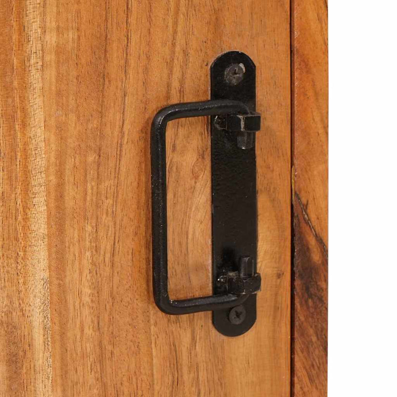 vidaXL Éjjeli asztal 2 pcs Barna 35 x 33 x 48 cm Tömör Fa Akácia