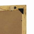 vidaXL Fürdőszobai tükör Barna 50 x 22 x 70 cm Masszív durva mangófa