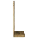 vidaXL Fürdőszobai tükör Barna 50 x 22 x 70 cm Masszív durva mangófa